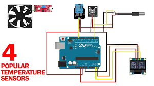 4 Populer Sicaklik Sensoru Kullanim Karsilastirma Ky001 Ky028 Dht11 Arduino Arduino Temperature Sensor Sensor