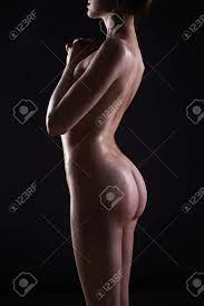 Nude Young Sexy Woman With Perfect Body. Naked Wet Girl After Shower  Фотография, картинки, изображения и сток-фотография без роялти. Image  102076687