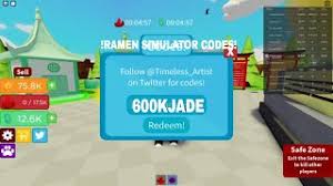 The following is a list of all the different codes and what you get when you put them in. Roblox Ramen Simulator Codes November 2020 Gamepur Cute766