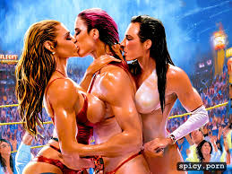 Image of image, 4k, wwe lita kissing aj lee -spicy.porn