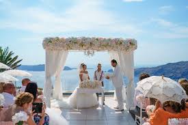 Booking wedding date and time. Le Ciel Venue Santorini Weddings Santorini Wedding Venues