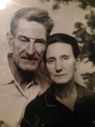 My mother's (Flossie Smith) parents, Mary (Hubbard) and Clark Smith. Mary  died during childbirth with their fifth child. Clark was later married to  Orpha Nelle (Woolum) Smith. She taught school at Arjay