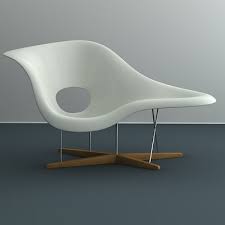 La chaise lounge chair by charles and ray eames for vitra c. La Chaise Eames 3d Model