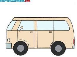 How To Draw An Easy Van - Easy Drawing Tutorial For Kids
