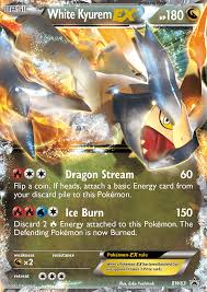 Black And White Kyurem Card White Kyurem Ex Black White Promos Bw63 In 2020