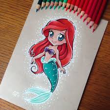 Laetitia Ltia Chan Ariel Dessin Ariel Art Disney Dessins Disney