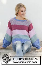 4656 free free knitting patterns knitting patterns. Sweet Country Sunrise Drops 202 22 Free Knitting Patterns By Drops Design Jumper Knitting Pattern Chunky Knit Sweater Pattern Pullover Sweaters Pattern