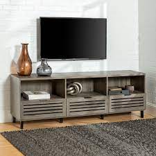 Check out american tv tonight for all local channels, including cable, satellite and over the air. Manor Park Jackson Modern Slatted 3 Drawer Tv Stand Slate Grey Walmart Com In 2021 Grey Tv Stand Entertainment Center 3 Drawer Tv Stand
