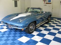 Every Classic Corvette Should Have Swisstrax Modular Flooring To Rest On After A Big Day On The Road Garage Floor Design Floor Design
