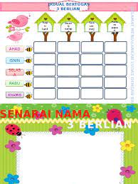 Perdagangan 2.45 perjalanan bertugas rasmi di dalam negeri/ ke luar negara 3.5.1 perjalanan bertugas rasmi di dalam jadual bertugas mingguan wad lelaki Jadual Bertugas Kelas