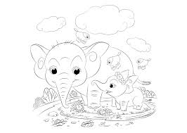 Een kleurplaat bestaat meestal uit een simpel motief in. Kleurplaat Olifant 70 Kleurplaten Van Makkelijk Tot Moeilijk