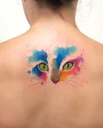 Dont forget to rate and comment this tatto!! Watercolor Tattoos Will Turn Your Body Into A Living Canvas Kickass Things Watercolor Cat Tattoo Cat Tattoo Designs Watercolor Cat