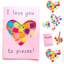 Love You To Pieces Suncatcher Card Diy Mother S Day Crafts Easy Mother S Day Crafts Mother S Day Projects