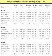 Timeless Weight Training Workout Chart Weight Lifting Muscle