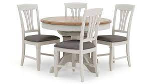 Maine Round Extending Table 4 Dining Chairs Sterling Furniture