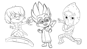 You can find here 2 free printable coloring pages of pj masks night ninja. Pj Masks Romeo Night Ninja And Luna Girl Are Together
