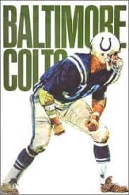 1968. I wasn't a fan of the Colts, but I absolutely loved this poster.