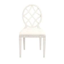 These christopher knight home phinnaeus dining chairs (set of 2) blend classic design with plush seating to create the perfect balance, giving you comfort and style in one package. Miles Redd Diamond White Fretwork Dining Chair