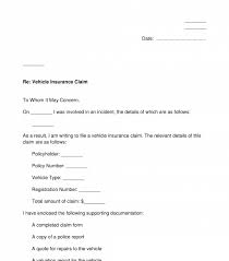 You will find the claim form attached to this letter, filled and signed. Letter To Claim From Vehicle Insurance Template