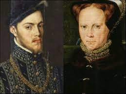 Left King Philip Ii Of Spain And His Wife Queen Mary I Of England Both Portraits Were Painted Around 1558 Mary I Of England Mary Tudor Queen Of England