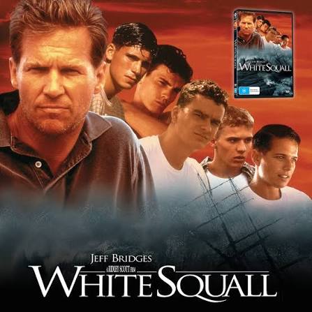 From director Ridley Scott comes WHITE SQUALL (1996), a gripping true story  of courage and friendship on the high seas starring Jeff Bridges. 🌊 Based  on the novel The Last Voyage of