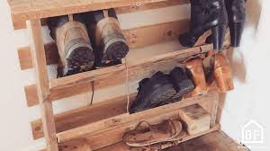 Réalisation de l'assise et du dossier. Fabriquer Un Meuble A Chaussures En Palette Bricolage Facile