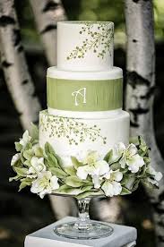 Sage Green Wedding Cake Green Wedding Cake Summer Wedding Cakes Flower Cake