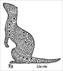 Discover our 1,500+ free adult coloring pages : Printable Weasel Coloring Page For Adult Coloringbay