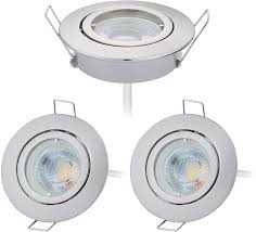 Choisissez les spots encastrables de gamma. Hcfei Lot De 3 Spot Led Encastrable Complete Satin Orientable Lumiere 220v 5w Dimmable Percage 68mm Blanc Chaud 3000k Eq 50w Ref 106 Amazon Fr Luminaires Et Eclairage