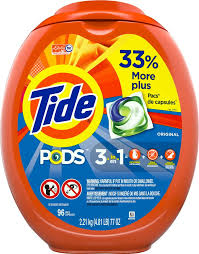 Combining super concentrated detergent, extra odor fighters, and tide recommends using more than one for larger loads, but i've never noticed a difference, so don't bother. Tide Pods 96 Count Original He Laundry Detergent In The Laundry Detergent Department At Lowes Com