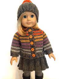 Knitionary Huckleberry Friend Free Pattern Knitting Dolls Clothes American Doll Clothes American Girl Clothes