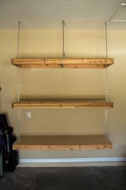 24 Top Collection Hanging Shelves Without Studs Home Decor And Garden Ideas Hanging Garage Shelves Diy Garage Storage Garage Storage Solutions
