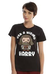 Harry Potter Hagrid Yer A Wizard Girls T Shirt Girls Tshirts Hagrid Yer A Wizard Harry