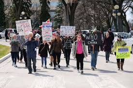 Manitoba is cracking down on businesses and individuals for violating the province's strict restrictions in an attempt to curb the spread of the coronavirus. Protesters Ignore Social Distancing Call For End To Restrictions Winnipeg Free Press