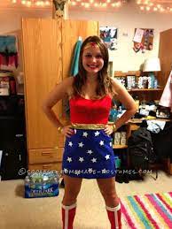 50 Fiercely Fabulous Homemade Wonder Woman Costumes Wonder Woman Halloween Costume Wonder Woman Costume Diy Wonder Woman Costume