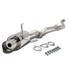 Dna Motoring Cbe Hc02si For 2002 To 2005 Honda Civic Si Catback Exhaust System 4 Tip Muffler Ep K20 03 04 05 Walmart Com