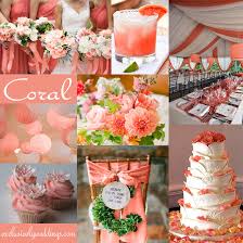 A lush wedding centerpiece in coral. Coral Wedding Color Combination Options You Don T Want To Overlook Exclusively Weddings