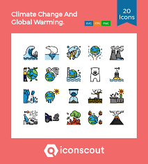 Download Climate Change And Global Warming Icon Pack Available In Svg Png Eps Ai Icon Fonts Global Warming Climate Change Climates