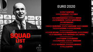 Football Tweet On Twitter Official Belgium Have Announced Their Squad For Euro 2021