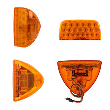 Triangle Led Turn Signal Lights For Peterbilt 379 Trucks Super Bright Leds