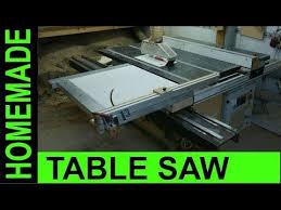 10 Years Ago I Made This Table Saw I Made It From Salvaged Parts As Usual I Finally Got Around To Make A Video Of Homemade Tables Table Saw Table Saw Blades