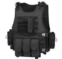 Tj-Outdoors Factical Vest Wholesale Troop Gear Body Protection Armor Plate  Carrier Black Lightweight PE Kevlar Concealed Military Bullet Proof ...