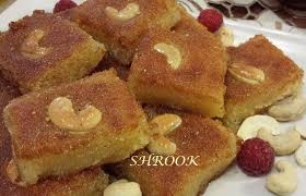 بسبوسة بالكاجو Recipe Arabic Dessert Food Desserts