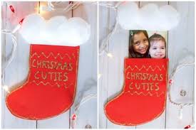 Christmas stockings stocking decorating ideas with glitter glue. Christmas Stocking Pop Up Card With Video The Soccer Mom Blog