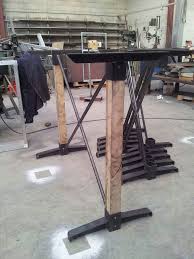 We provide a comprehensive range of structural steel, bar and plate products, and hollow steel sections to meet the requirements of demanding new building designs. Rustic Table Frame Martybuilt Metal Fabrication Christchurch