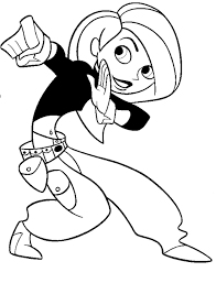 Kim Possible Coloring Pages To Print Beauty Png 517 676 Coloring Pages Kim Possible Book Art