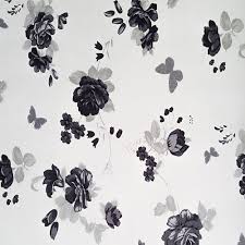 Floral collection 5014 gül görünümlü duvar kağıdı. Flamingo 17454 Siyah Gul Desenli Duvar Kagidi