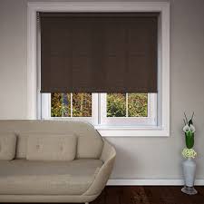 There are many different blinds which are closed by pulling down. Origin Brown Roller Blinds