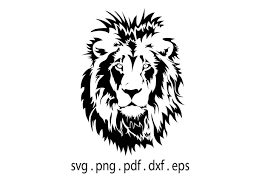 Lion Svg File King Svg Design Lion Clipart Animals Svg Animals Clip Art Vector Grap Lion Stencil Photoshop Backgrounds Lion Clipart
