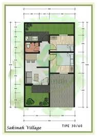 Karakter arsitektur rumah jawa terletak pada model atapnya. 9 Ide Type 30 60 Denah Rumah Rumah Minimalis Desain Rumah
